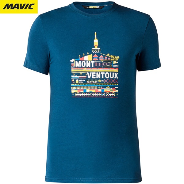 MAVIC(マビック)VENTOUX(ヴァントゥ)Tシャツ(ポセイドンブルー)