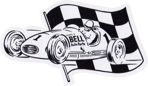 BELL(ベル)ロゴイメージステッカー(RACING CAR)