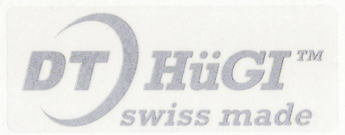 DT SWISS(ディーティースイス)ロゴステッカー(HUGI/シルバーロゴ/Medium)