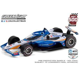 佐藤琢磨 2017INDY500優勝記念ミニカー1/18 GREEN LIGHT