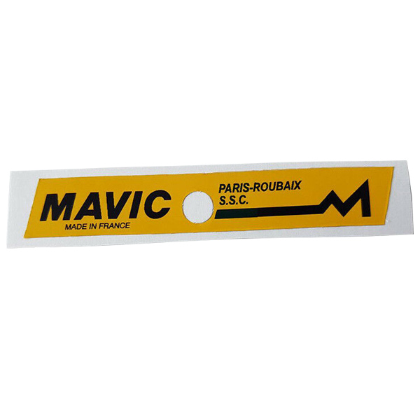 MAVIC(マビック)Paris-Roubaix(パリルーベ)S.S.C.リム用ステッカー(イエロー)