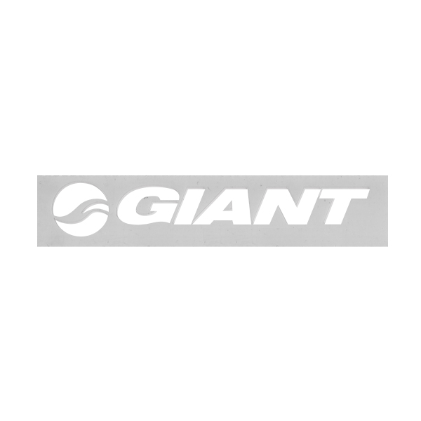 GIANT(ジャイアント)ロゴステッカー(ホワイト / Mサイズ)