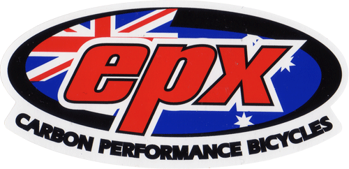 epx CARBON BIKES ロゴイメージステッカー(オーストラリアバージョン)