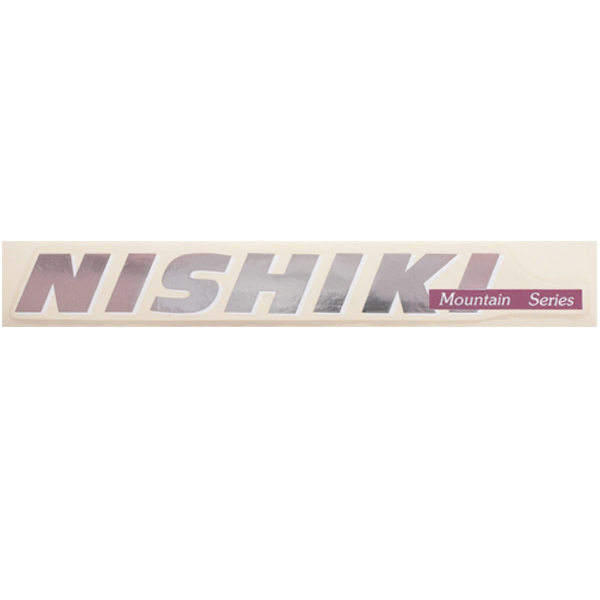 NISHIKI(ニシキ)ビンテージロゴステッカー(鏡面シルバー)