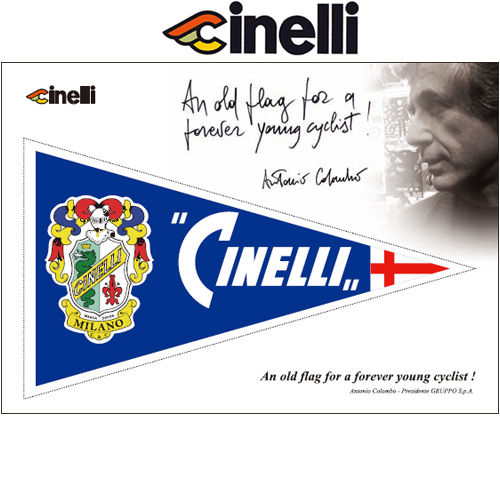 Cinelli(チネリ)OLD FLAG ステッカー