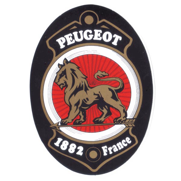 PEUGEOT(プジョー)ビンテージロゴステッカー