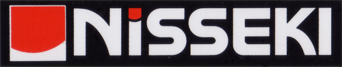NISSEKI(ニッセキ)ロゴステッカー(ホワイト / レッド / ブラック)