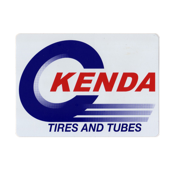 KENDA(ケンダ)ロゴステッカー(big size/ホワイト/レッド/ネイビー)