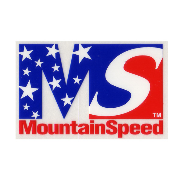 MountainSpeed(マウンテンスピード)ロゴステッカー