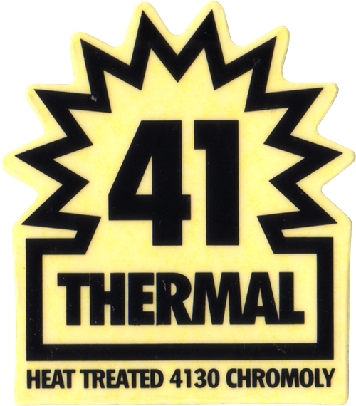 41 THERMAL ロゴステッカー(ブラック)