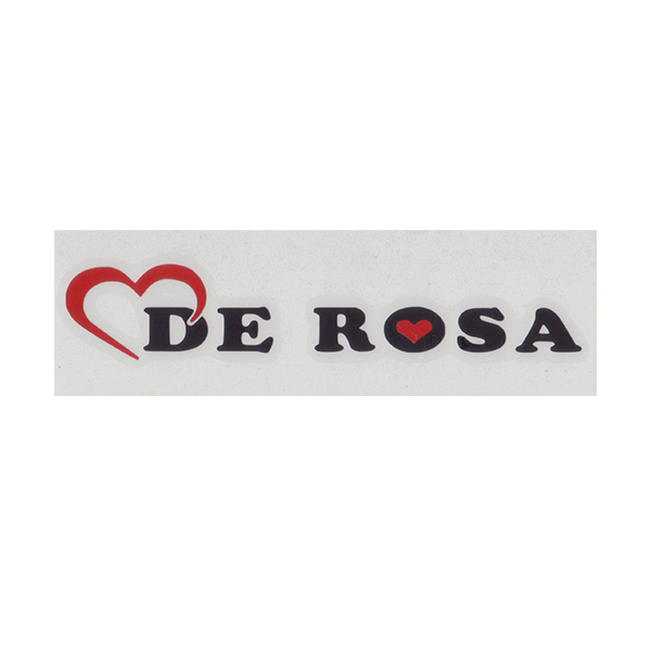 DE ROSA(デローザ)ロゴステッカー(ブラック/レッド)