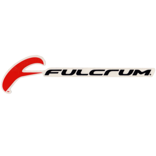 FULCRUM(フルクラム)ロゴステッカー(PRINT DECAL/ブラック/レッド)