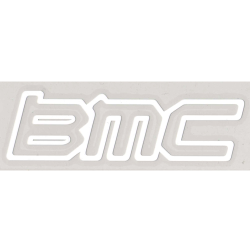 BMC(ビーエムシー)ロゴステッカー(アウトラインタイプ / ホワイト)