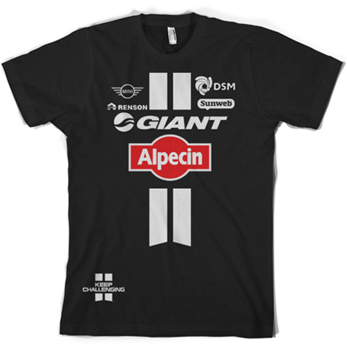 Team GIANT Alpecin(チーム ジャイアント アルペシン)グラフィックTシャツ(Aデザイン)