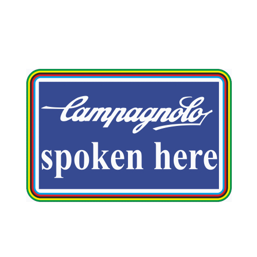 CAMPAGNOLO(カンパニョーロ)spoken here ロゴステッカー