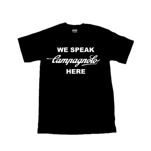 CAMPAGNOLO(カンパニョーロ)Tシャツ(Fデザイン / WE SPEAK CAMPAGNOLO HERE)