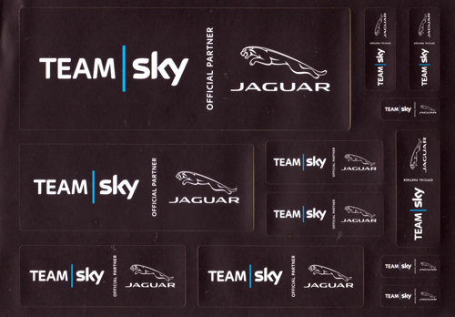 TEAM sky(チームスカイ)ロゴステッカーセット