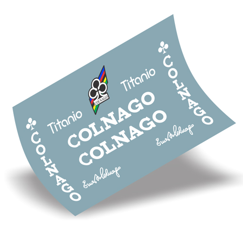 COLNAGO(コルナゴ)TITANIO(チタニオ)フレーム用ステッカーセット(ホワイト)