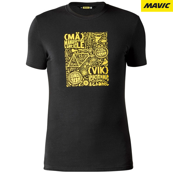 MAVIC(マビック)BRAIN(ブレイン)Tシャツ(ブラック)