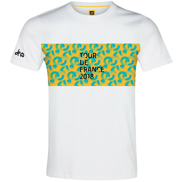 TOUR de FRANCE(ツールドフランス)Tシャツ(Poster(ポスター) / ホワイト)