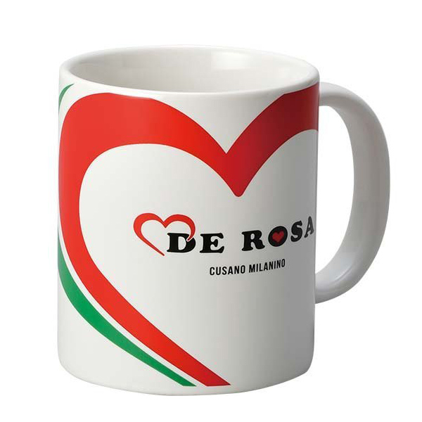 DE ROSA(デローザ)コーヒーマグカップ(ホワイト)