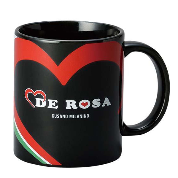 DE ROSA(デローザ)コーヒーマグカップ(ブラック)