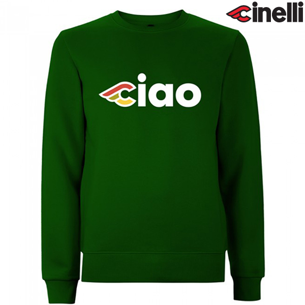 Cinelli(チネリ)CREW NECK(クルーネック)スウェットシャツ(CIAO(チャオ) / グリーン)