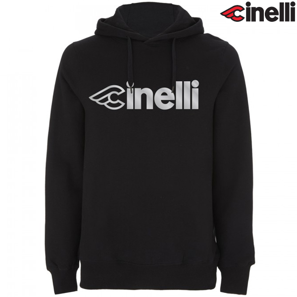 Cinelli(チネリ)REFLECTIVE HOODIE(リフレクティブ フーディ)スウェットシャツ(ブラック)