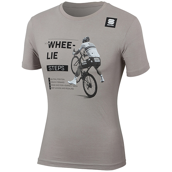 sportful(スポーツフル)SAGAN WHEE-LIE(サガン ホイーリー)Tシャツ(グレー)