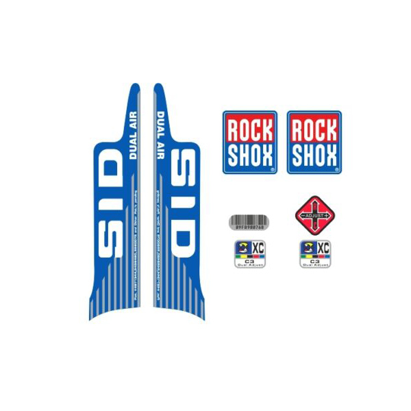 ROCK SHOX(ロックショックス)サスペンション ステッカーセット(SID XC DUAL AIR)