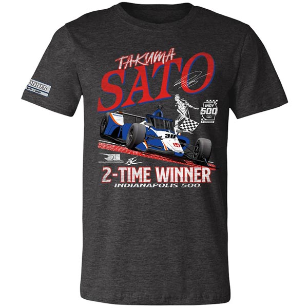 Takuma Sato(佐藤琢磨) 2020 Indy 500 Winners Tシャツ