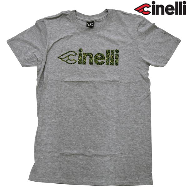 Cinelli(チネリ)CORK CAMO(コルク カモ)Tシャツ(グレー)