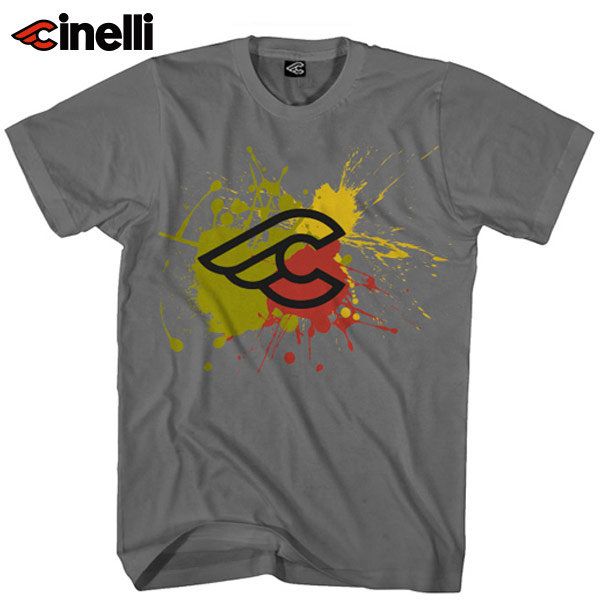 Cinelli(チネリ)SPLASH(スプラッシュ)Tシャツ(チャコール)