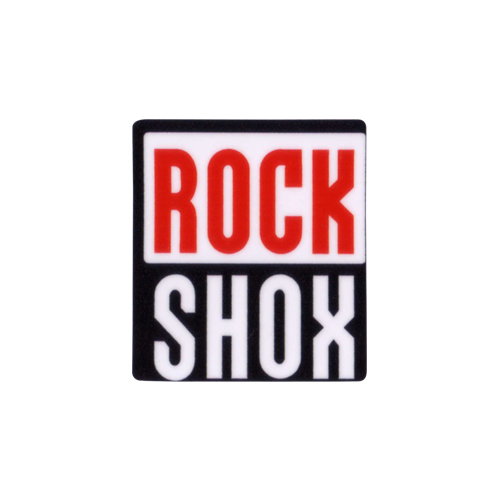 ROCK SHOX(ロックショックス)ロゴステッカー(Bデザイン/W7/H7.9)