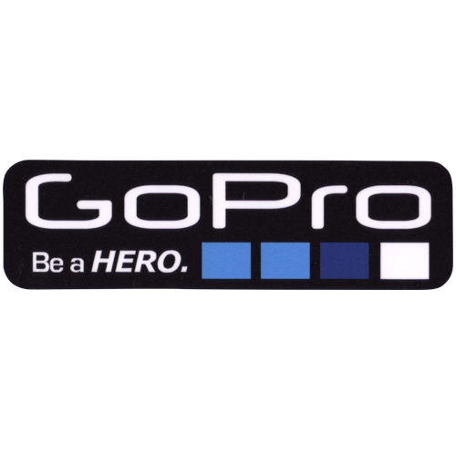 GoPro ロゴステッカー(Aデザイン/W6.3/H1.8)