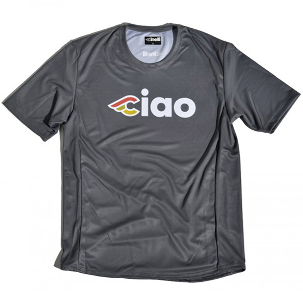 Cinelli(チネリ)CIAO(チャオ)TECH TEE(テックTシャツ)(TITANIUM GREY(チタニウムグレー))