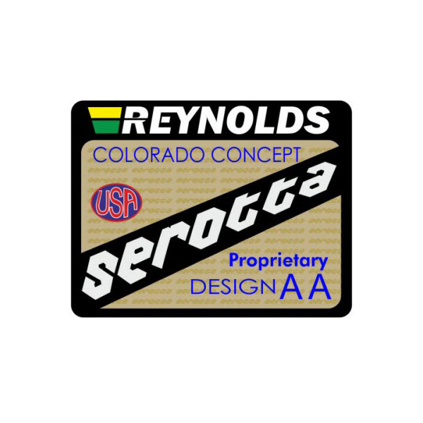 SEROTTA(セロッタ)REYNOLDS(レイノルズ)COLORADO CONCEPT(コロラド コンセプト)チュービングステッカー