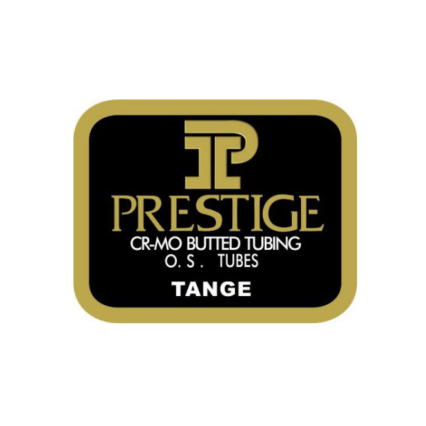 TANGE(タンゲ)PRESTIGE(プレステージ)オーバーサイズ チュービングステッカー(ブラック/ゴールド)