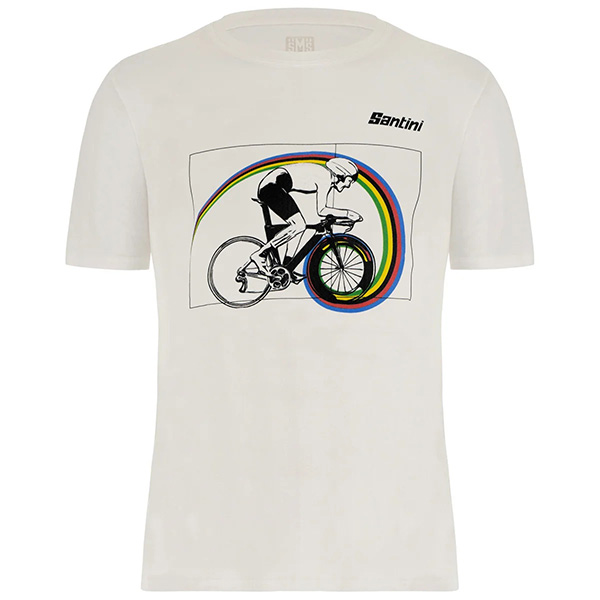 Santini(サンティーニ)UCI(ユーシーアイ)OFFICIAL T-SHIRT(オフィシャルTシャツ)(TIME TRIAL(タイムトライアル))