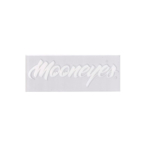 MOONEYES(ムーンアイズ)転写ステッカー(太文字フォントタイプ/ホワイト)