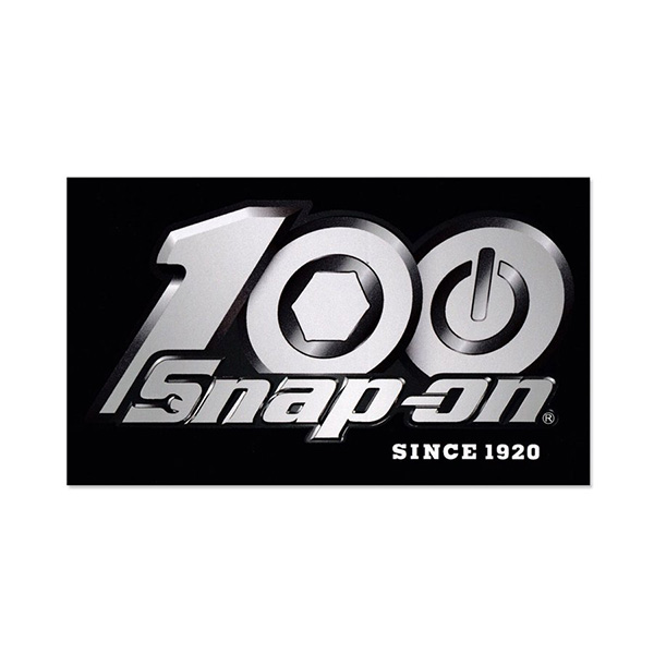Snap-on(スナップオン)ステッカー(100周年記念/ブラック)