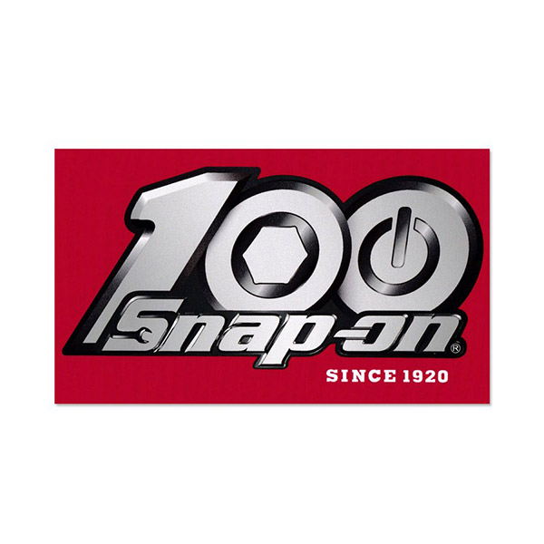 Snap-on(スナップオン)ステッカー(100周年記念/レッド)