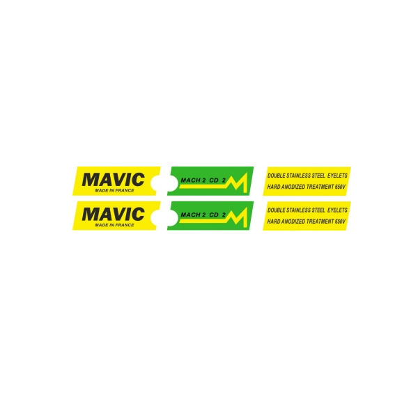 MAVIC(マヴィック) MACH(マッハ)2 CD 2 リムステッカー