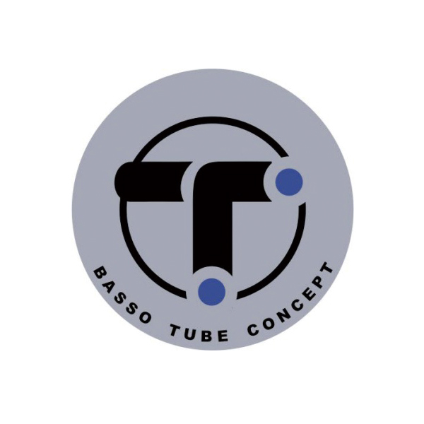 BASSO(バッソ)Tube Concept(チューブコンセプト)ステッカー(Bデザイン/グレー)