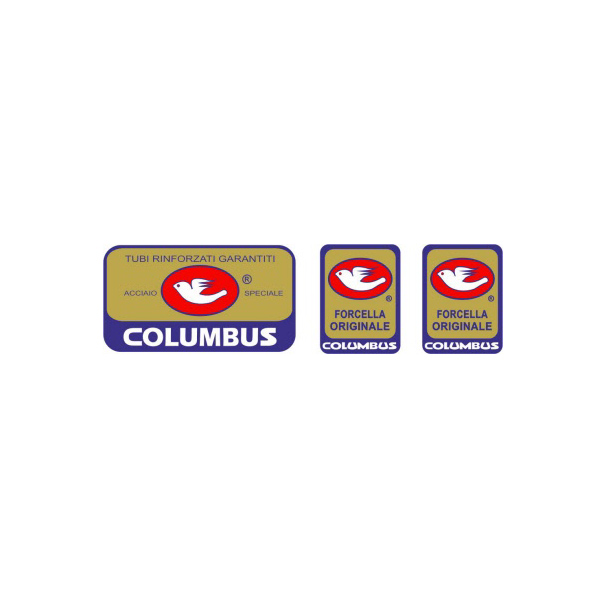 COLUMBUS(コロンバス)CLASSIC(クラシック) シートチューブ&フロントフォークステッカーセット(Aデザイン)