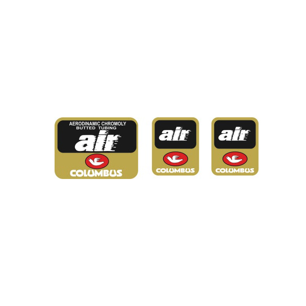 COLUMBUS(コロンバス)AIR(エア)シートチューブ&フロントフォークステッカーセット