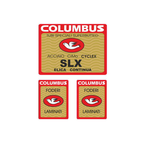 COLUMBUS(コロンバス)SLXシートチューブ&フロントフォークステッカーセット