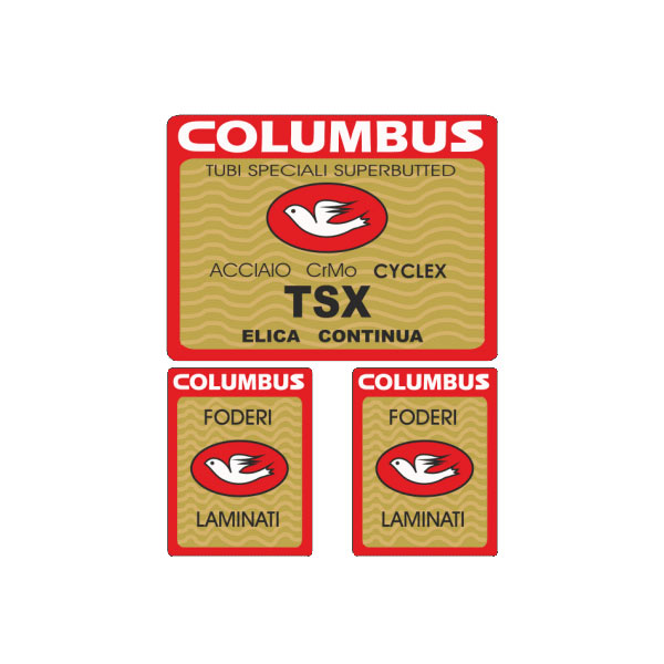 COLUMBUS(コロンバス)TSXシートチューブ&フロントフォークステッカーセット