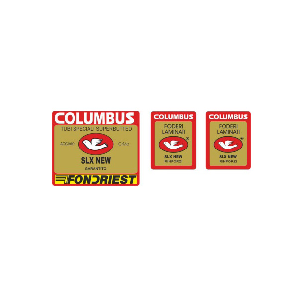 COLUMBUS(コロンバス)FONDRIEST(フォンドリエスト)NEW SLXシートチューブ&フロントフォークステッカーセット