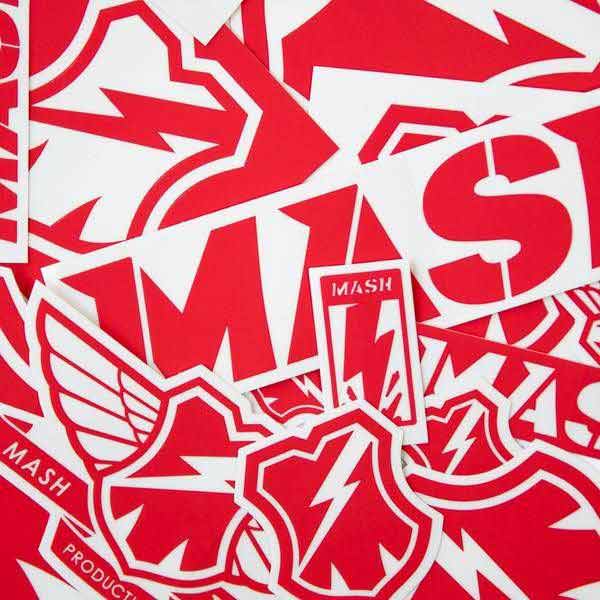 MASH(マッシュ)ステッカーパック(レッド)